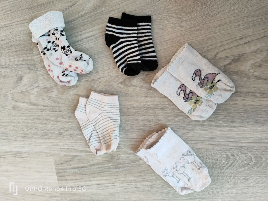 Skarpetki 5 sztuk komplet 6 miesięcy