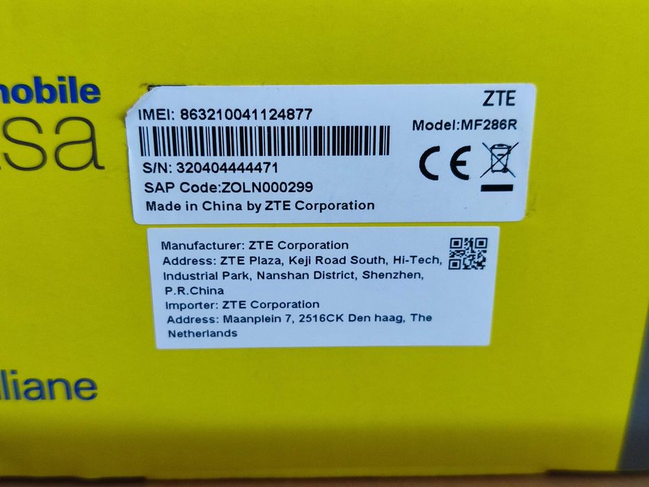 ZTE MF286R 4G Router Cat.6
