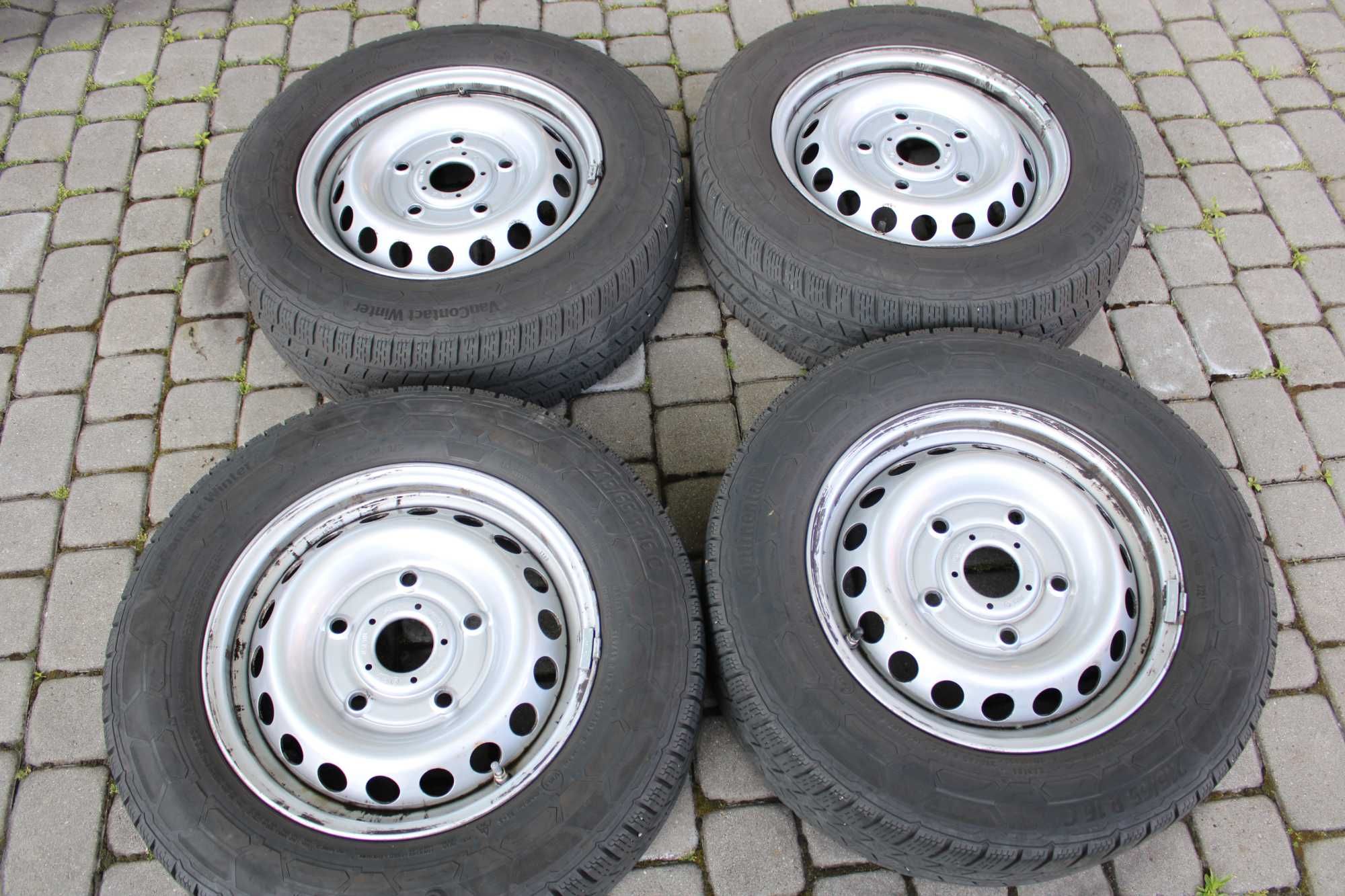 Koła zima FORD TRANSIT 215/65R16C 6.5x16 ET60 rozstaw 5x160 otwór 65.1