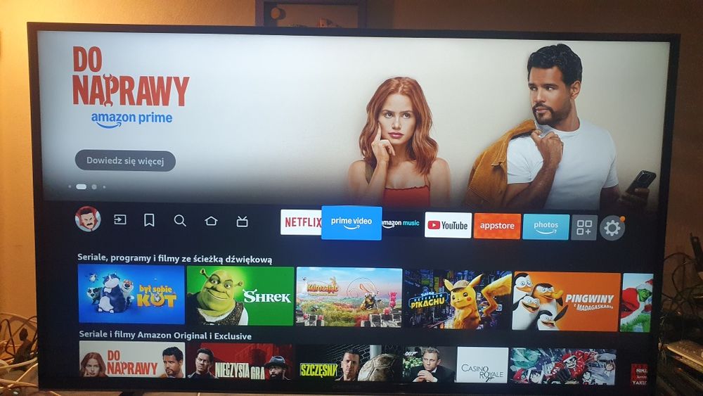 Telewizor LED Grundig 49" FireTv Edition, 4k UHD, SmartTv, Wi-Fi.
