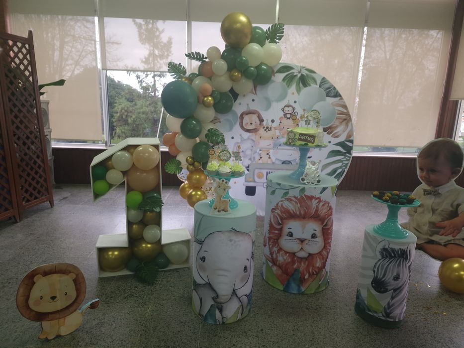 Decoração Safari para alugar
