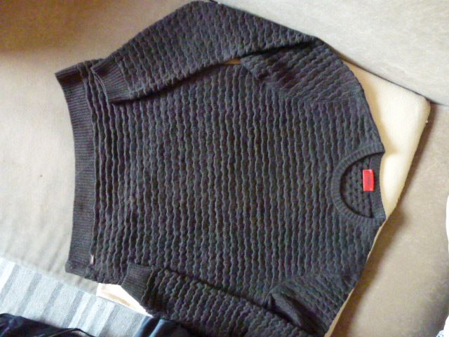 BOSS HUGO BOSS sweter XL/XXL męski oryginalny jak nowy brązowy