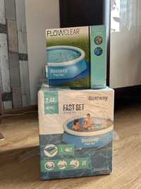 Basen bestway 244 cm nowy gratis podklad pod basen