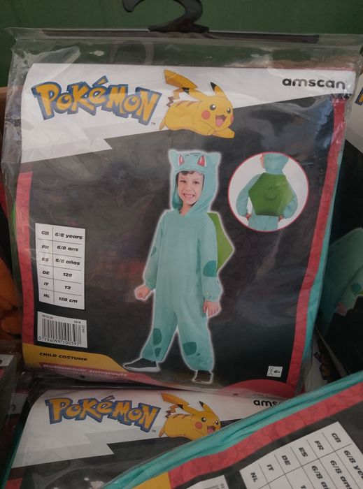 Pokemon bulbasaur strój karnawałowy