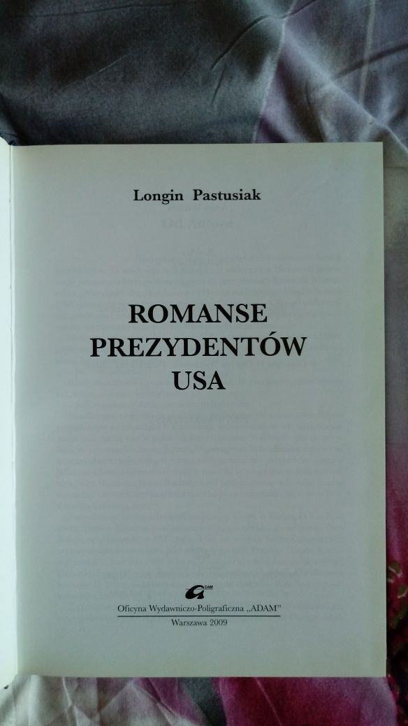 Romanse prezydentów USA