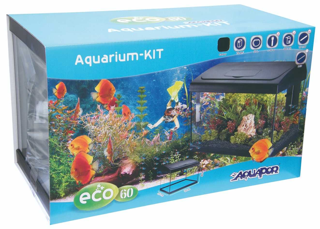 NOVO - Kit Completo de Aquário ECO, aquarium