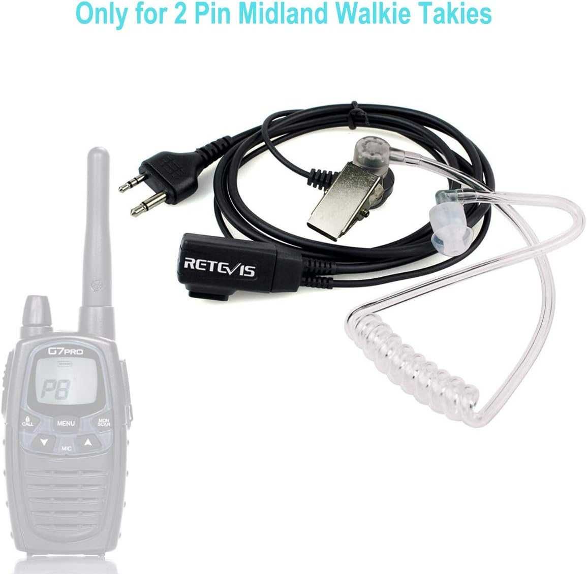 Słuchawki z mikrofonem, Retevis Walkie Talkie, spp536
