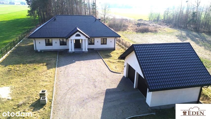 Piękny dom 150 m2 + duża działka 1,06 ha w Staninie