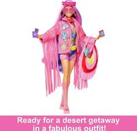Barbie Extra Fly Doll with Desert-Themed Travel Clothes