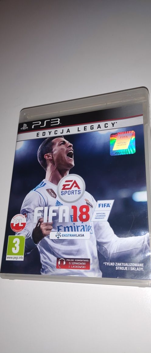 Gra na PlayStation 3 FIFA 18 PL Szpakowski Laskowski 2018 ps3