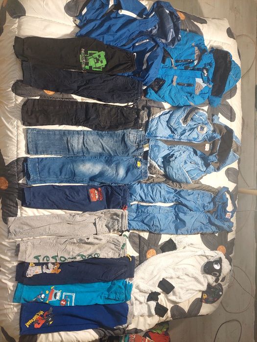 Mega paczka ciuchów 122-128 dla chlopca