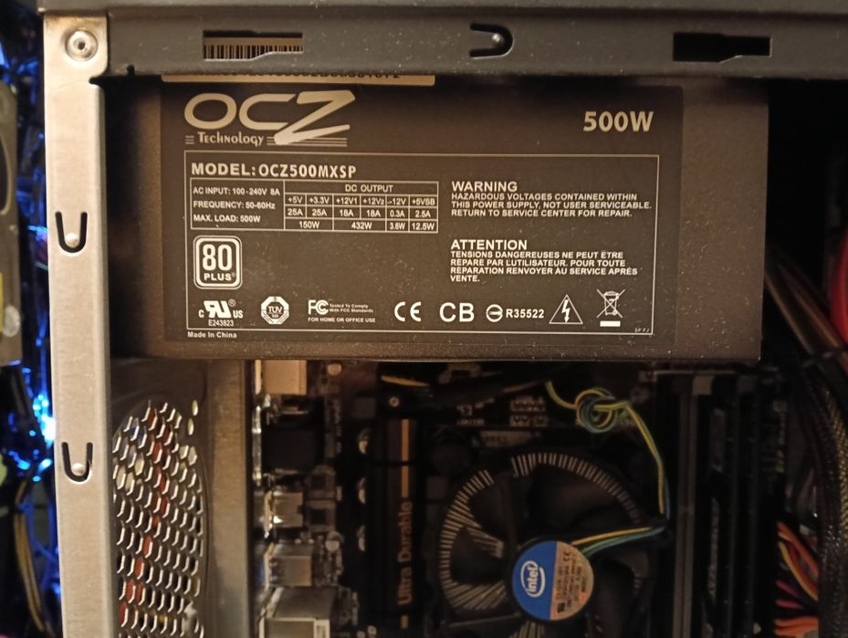 Komputer i5, 16GB Ram, GeForce GTX 650, SSD+HDD 1TB Win11