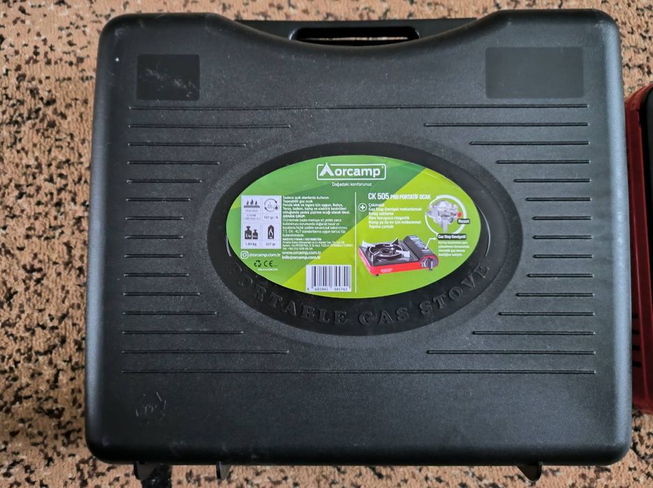 Газова плита з балоном нова переносна в кейсі