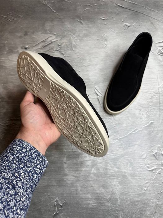 Ботинки Зимние Замшевые мужские LORO PIANA Bottle! ЗАМША+ БАЙКА!