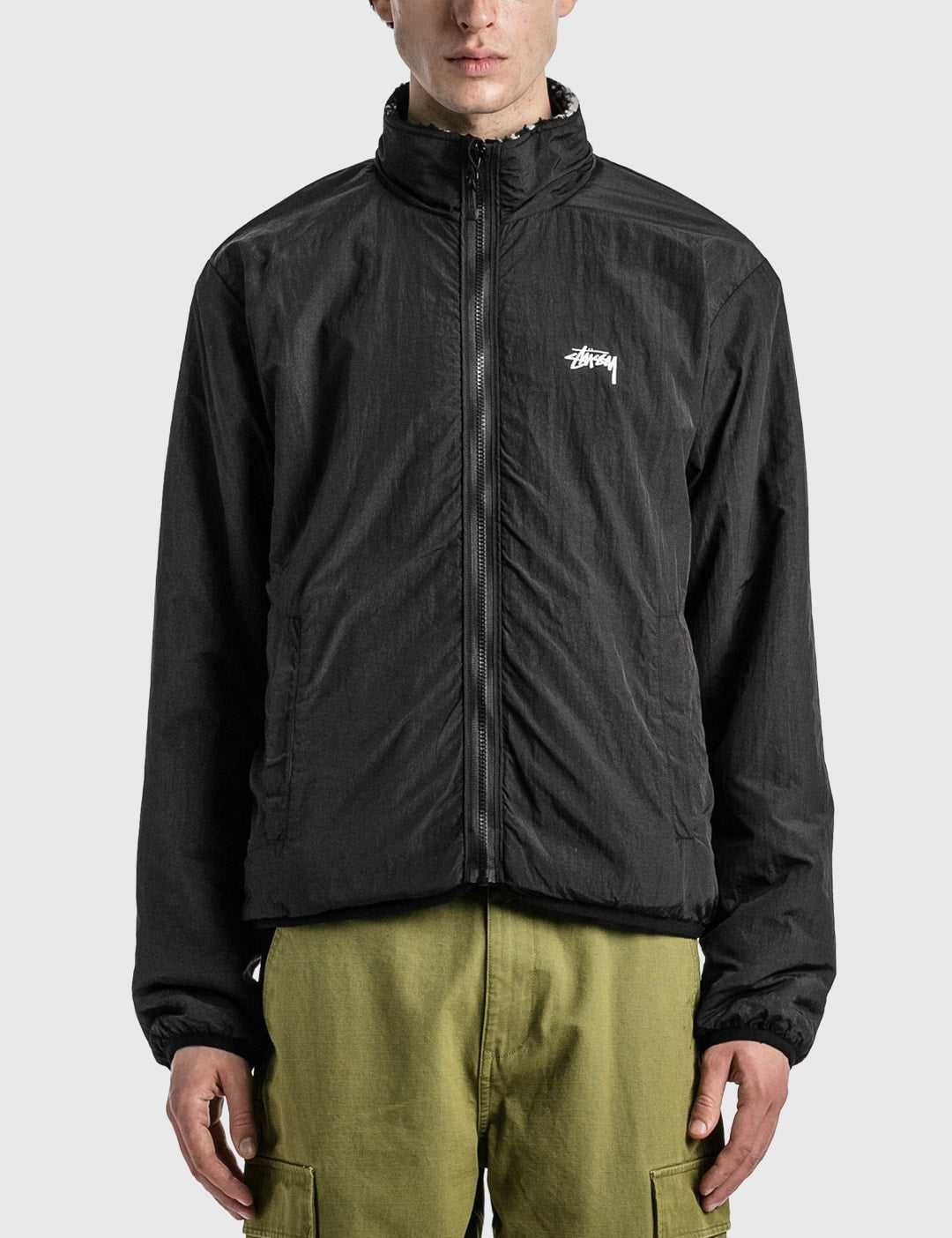 Куртка двостороння  STUSSY Dragon Sherpa Jacket Black