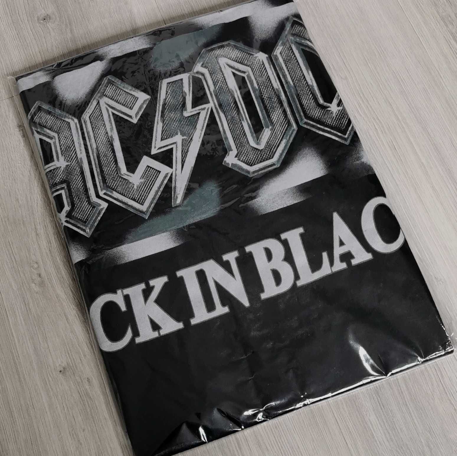 T-shirt koszulka zespół ACDC black in Brian Johnson unisex rozmiar S/M