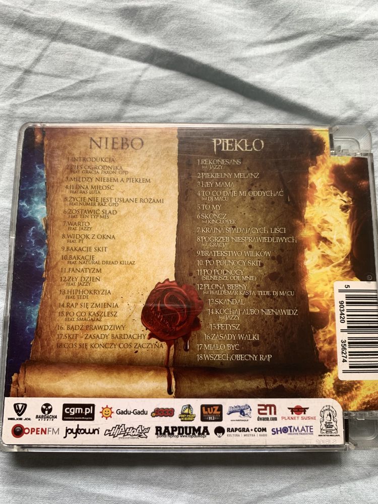 Wice Wersa - Między niebem a piekłem - RAP CD
