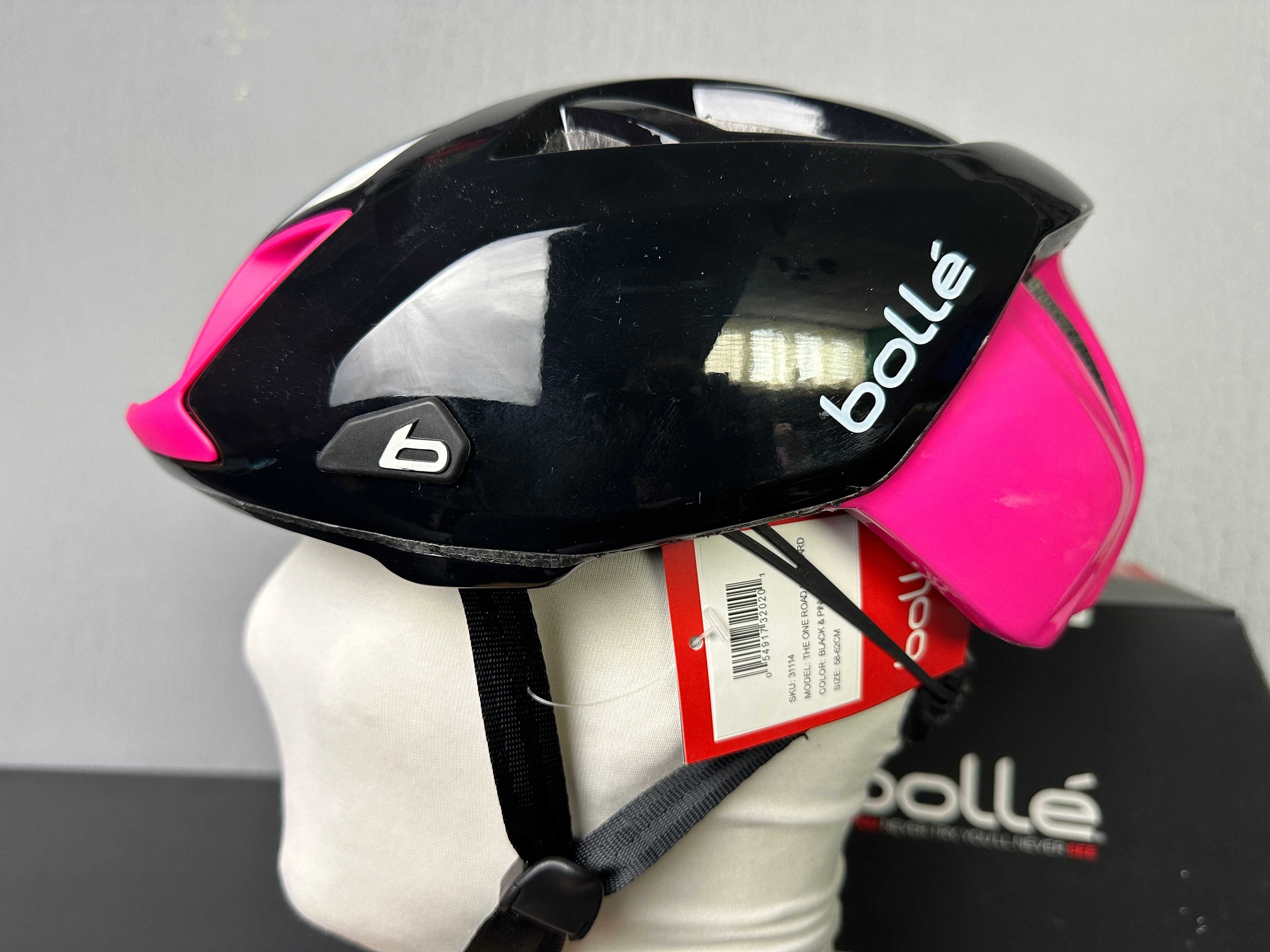Kask BOLLE The ONE MTB black/pink L