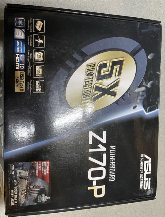 ASUS Z170-P  socket LGA 1151