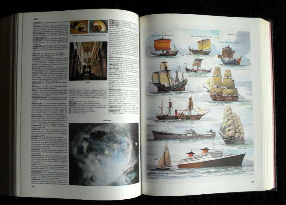 Dicionário Enciclopédico Koogan Larousse 3 volumes a cores Seleções