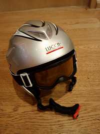 Kask narciarski dla dziecka XS i gogle