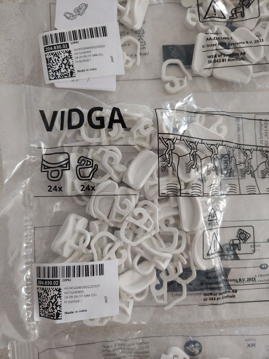 Akcesoria do zasłon, firanek z ikea
