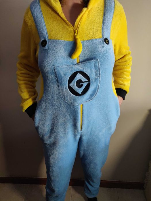 Fato macacão Minions (criança ou adulto)