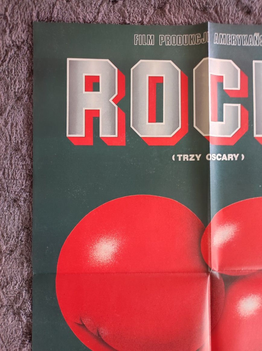 Plakat kinowy Rocky oryginał Lutczyn 78r.