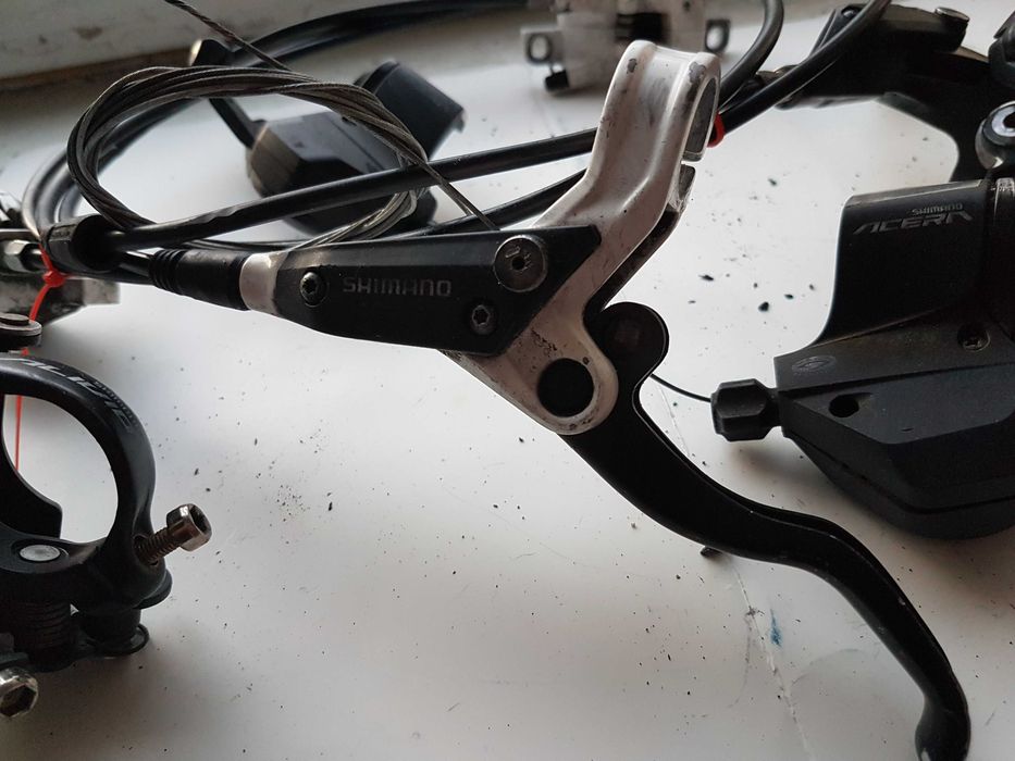 Комплект Shimano Acera + Shimano Alivio + Shimano SLX + гидролиния