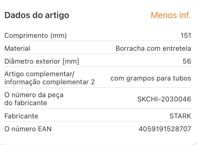 Tubo flexível do ar de sobrealimentação