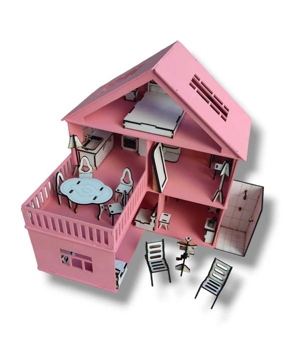 Ляльковий будиночок з меблями