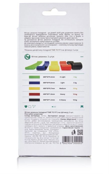 Набір резинок для фітнесу