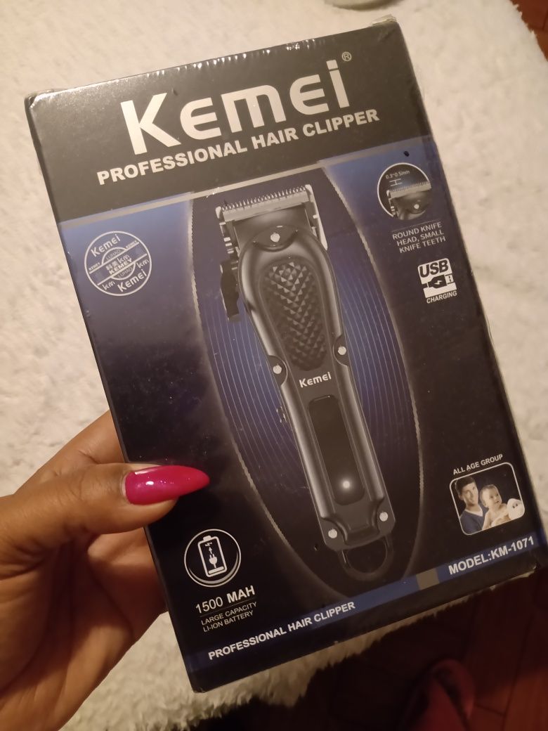 Máquina de Corte de Cabelo para Barbear, Aparador Profissional