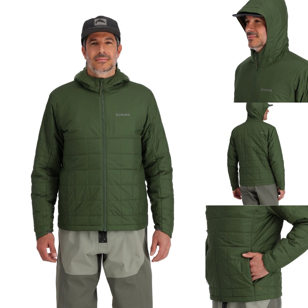 Куртка Simms Fall Run Insulated Hoody Riffle Green, розмір L
