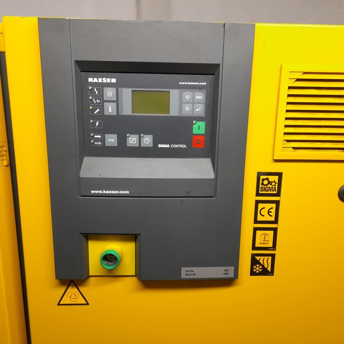 Sprężarka śrubowa Kaeser ASD 37 T 22kw  3,5m³/min + osuszacz powietrza