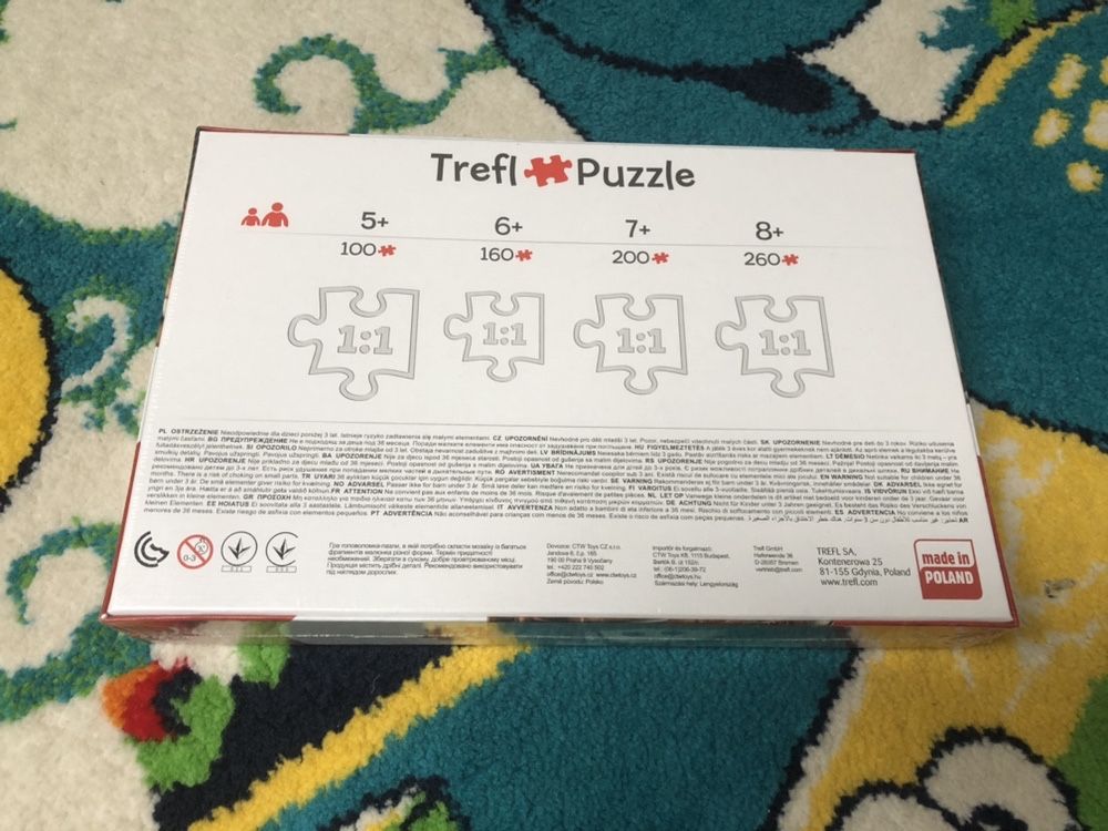 Puzzle puzle auta zig zag złomek zafoliowane