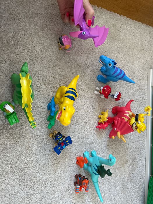 Figurki psi patrol DINO RESCUE paw patrol dinozaury chase marschal