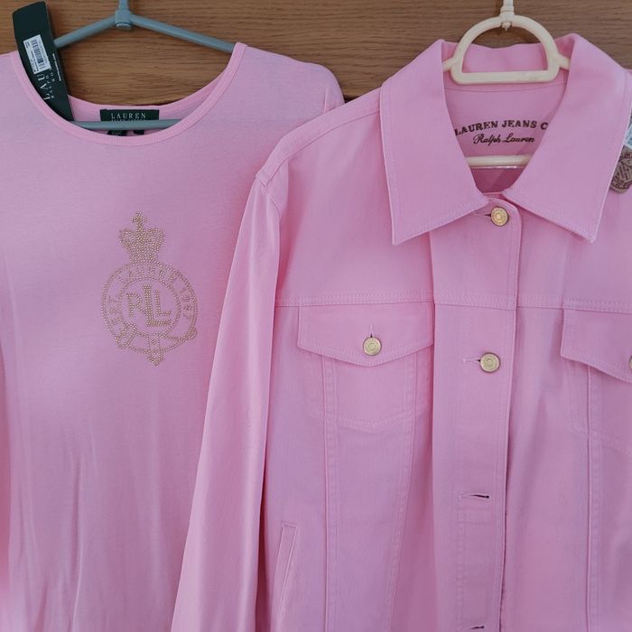 RALPH LAUREN 2XL джинсова куртка і блуза.