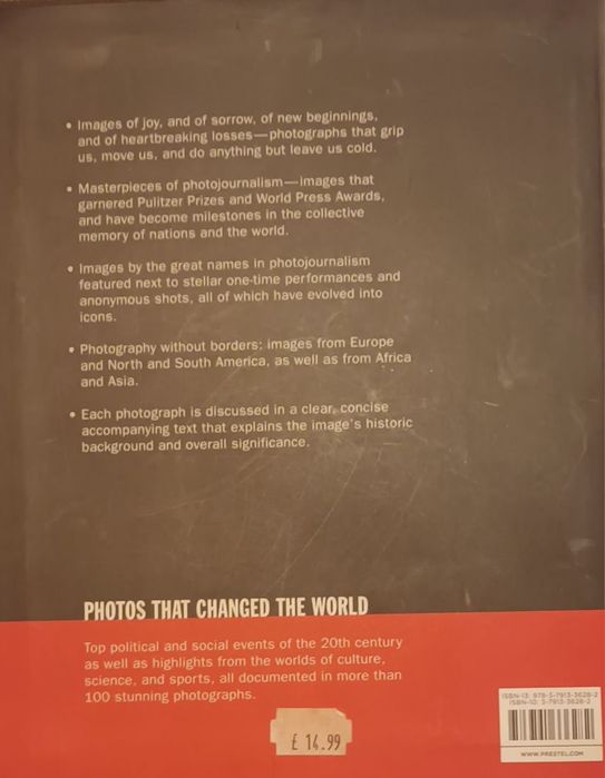 Livro com fôtos e textos