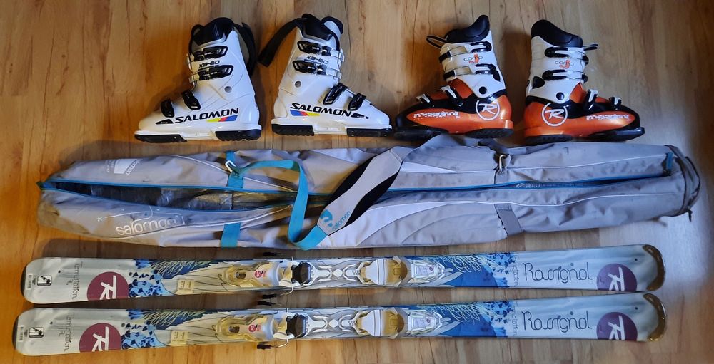 Narty ROSSIGNOL Temptation 74 dł. 155 - 156cm + wiąz. Rossignol Xelium