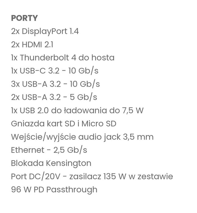 Stacja dokująca Satechi Thunderbolt 4 Multimedia Pro Dock