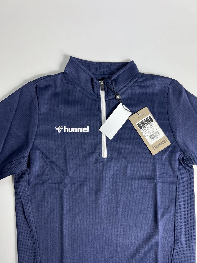 Nowa bluza sportowa Hummel dziecięca piłka nożna 128 granatowa