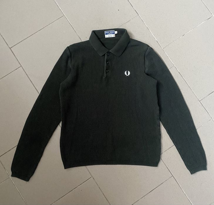 Светр Fred Perry Waffle Knit Polo vintage