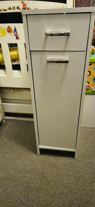 Szafka słupek biała