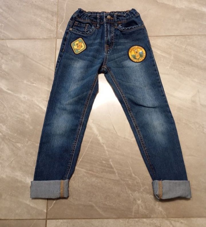 Spodnie jeansowe jeansy dżinsy rozmiar 122