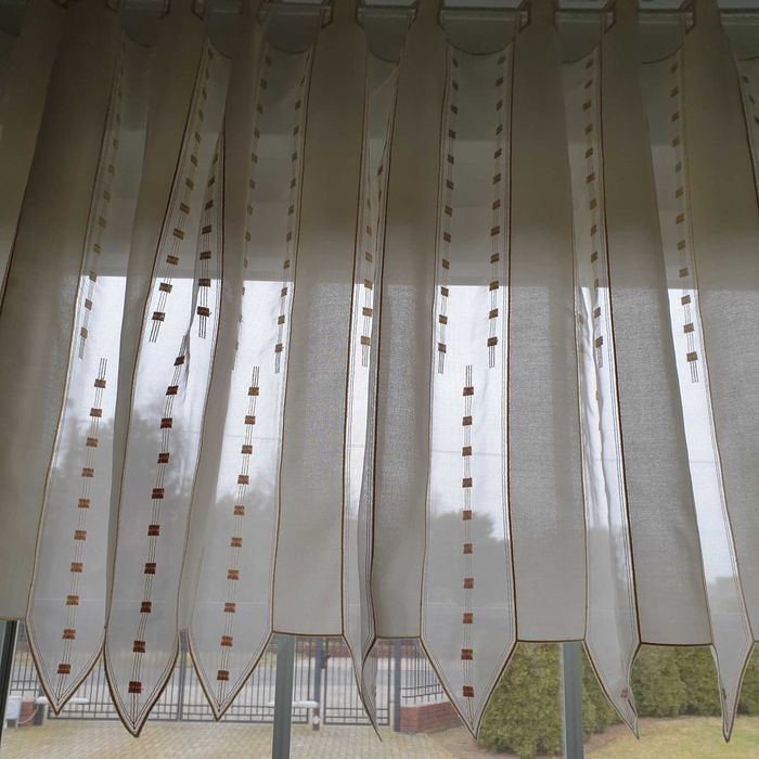 Super okazja unikatowe firanki z haftem firmy RUNOTEX