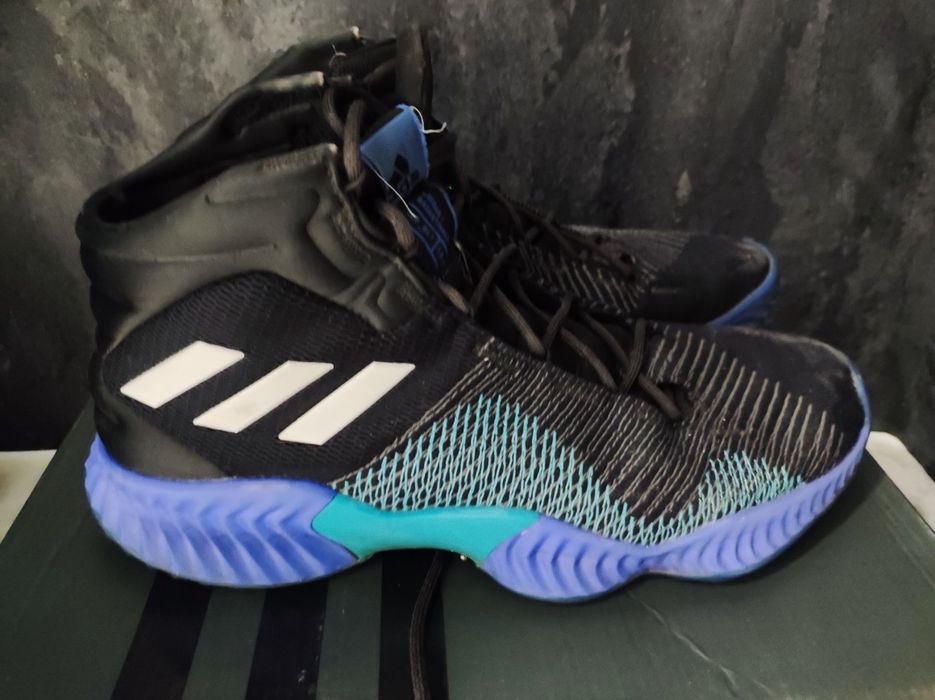 Adidas Pro Bounce Czarne do kosza lifestyle 47 1/3 30,5cm