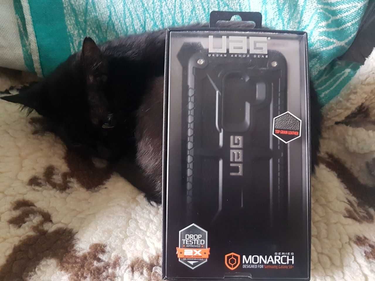 Чохол UAG Samsung Galaxy S9 Plus Monarch black, NEW, протиударний