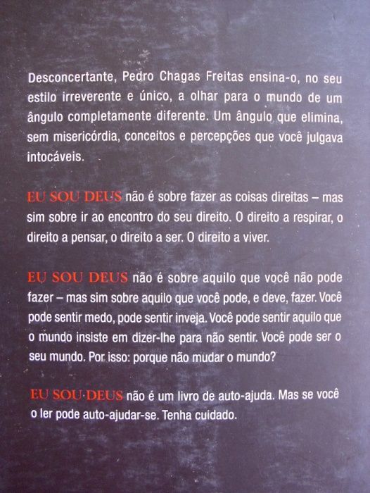 Eu Sou Deus de Pedro Chagas Freitas