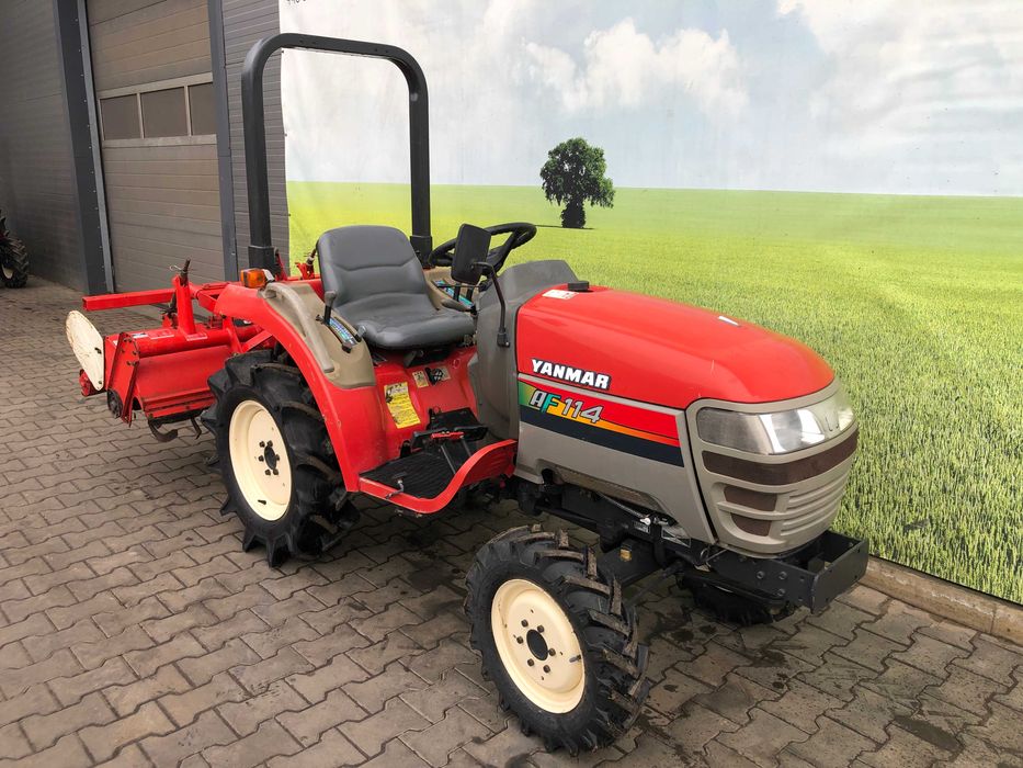 Traktorek Yanmar AF114 z glebogryzarką 14KM 2001 r 3cyl